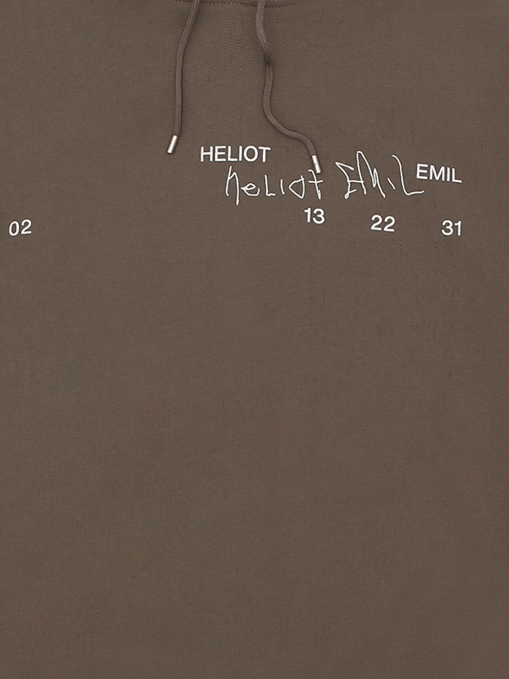 HELIOT EMIL logo-print hoodie | Hoodies | Image 2