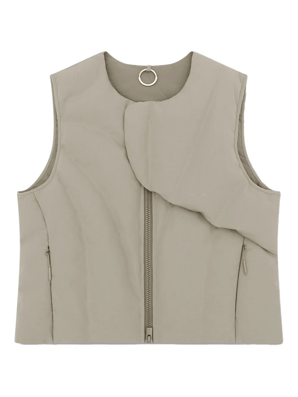 HELIOT EMIL Visus sleeveless gilet | Neutrals | Image 1