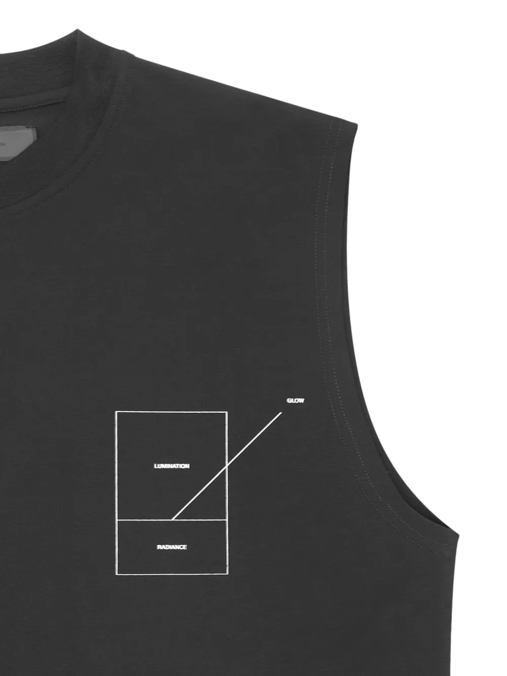 HELIOT EMIL Retina tanktop Zwart