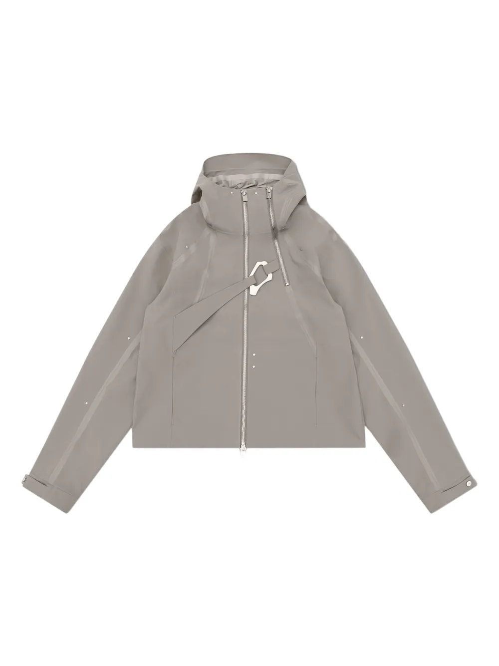 HELIOT EMIL Moire hooded jacket | Grey | Image 1