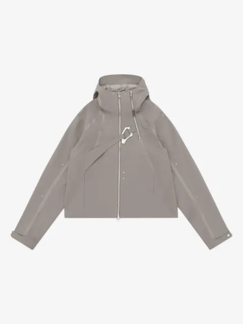 HELIOT EMIL Moire hooded jacket