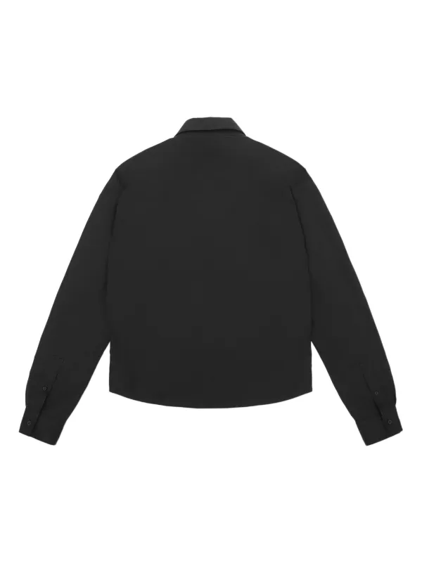 HELIOT EMIL Asymmetrical long-sleeve Shirt | Black | FARFETCH JO