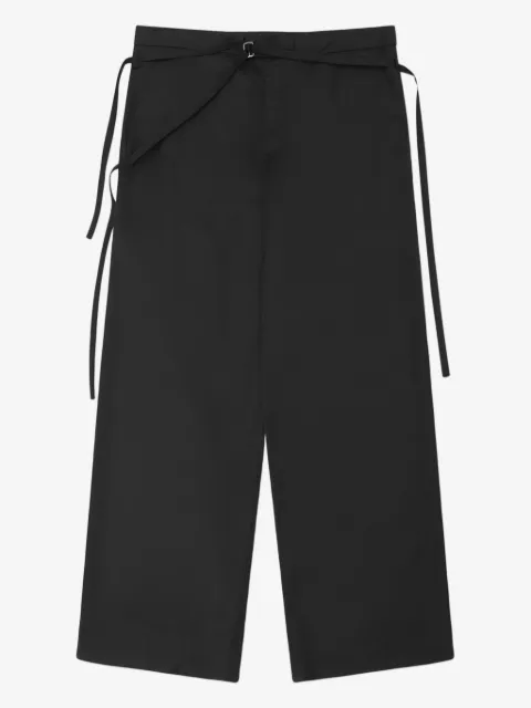 HELIOT EMIL pantalon de tailleur Spectra à taille nouée