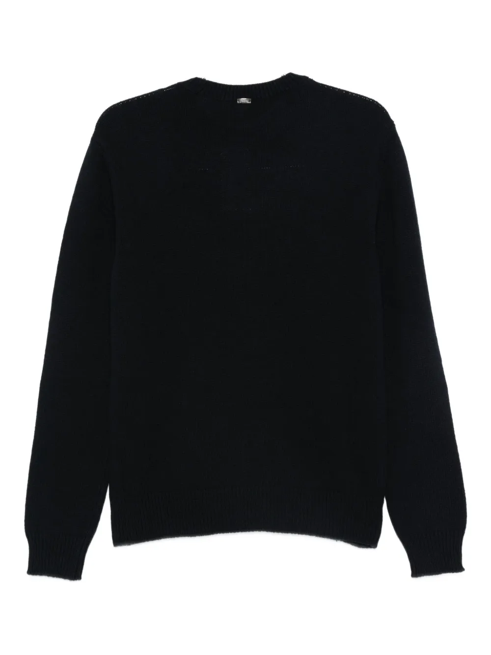Herno logo-embossed sweater - Blauw