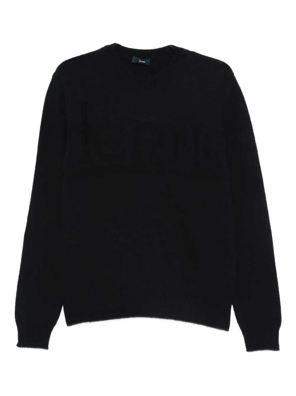Herno logo-embossed sweater | Blue | Image 1