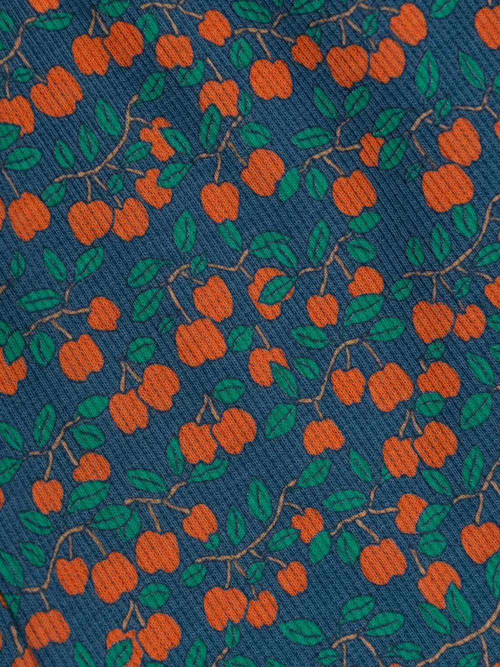 Tiny Cottons Broek met kersenprint Blauw