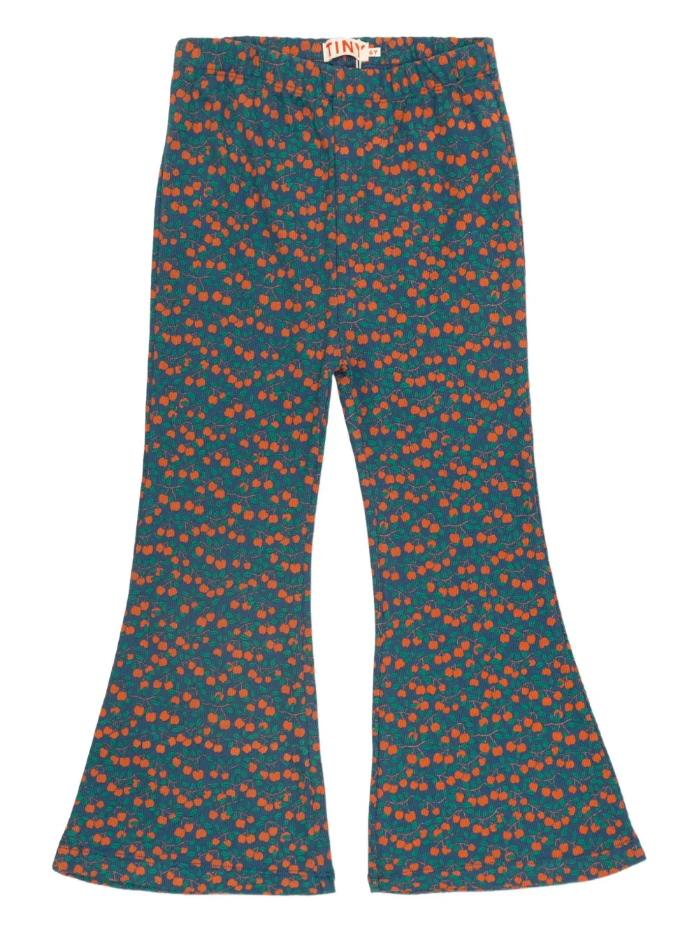 Tiny Cottons cherry-print trousers | Blue | Image 1