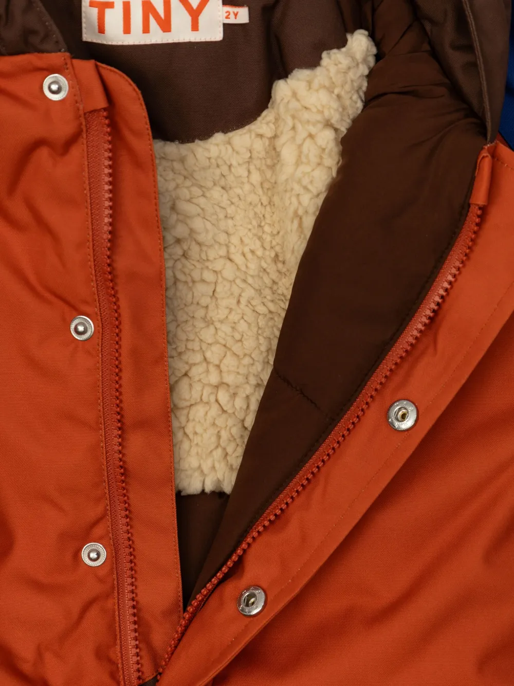 Tiny Cottons Colour-block-design Snowsuit In Multi