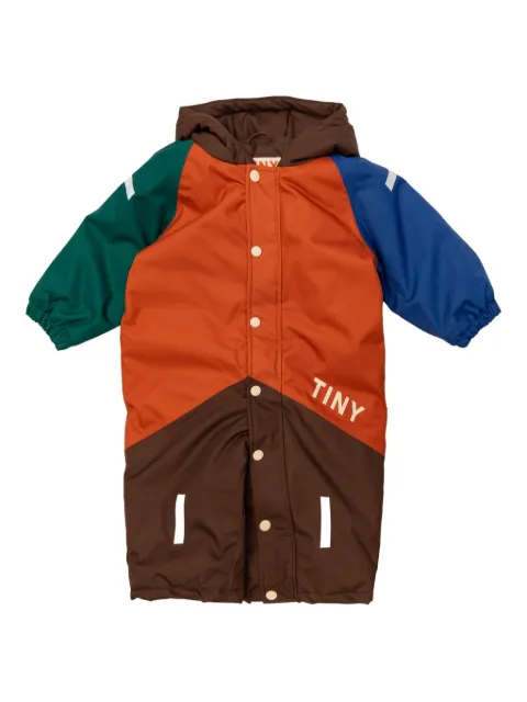 Tiny Cottons colour-block-design snowsuit