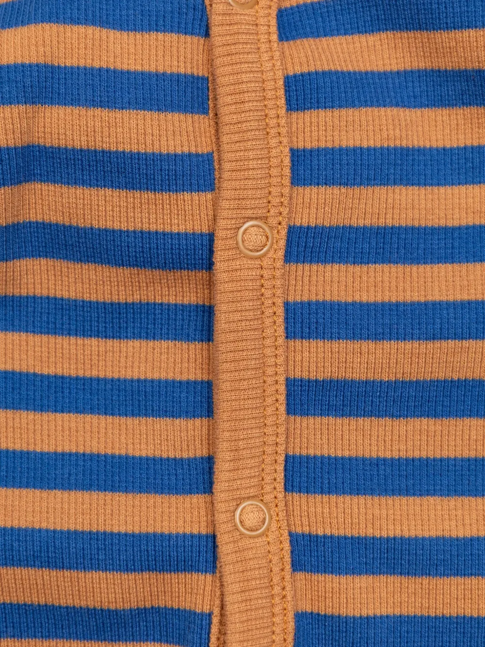 Tiny Cottons Gestreepte geribbelde romper Blauw