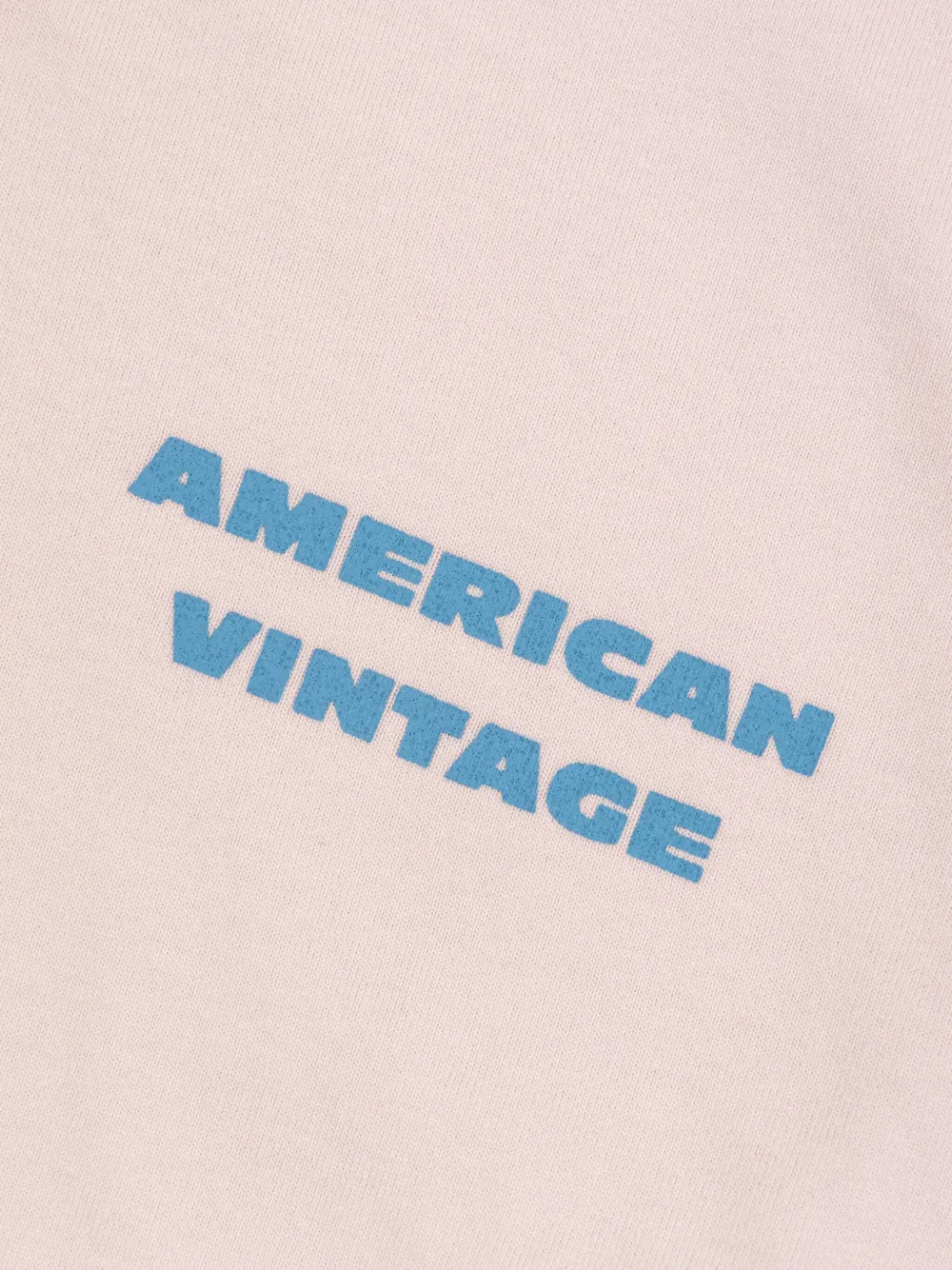 American Vintage Fizvalley Graphic-print T-shirt In Neutral