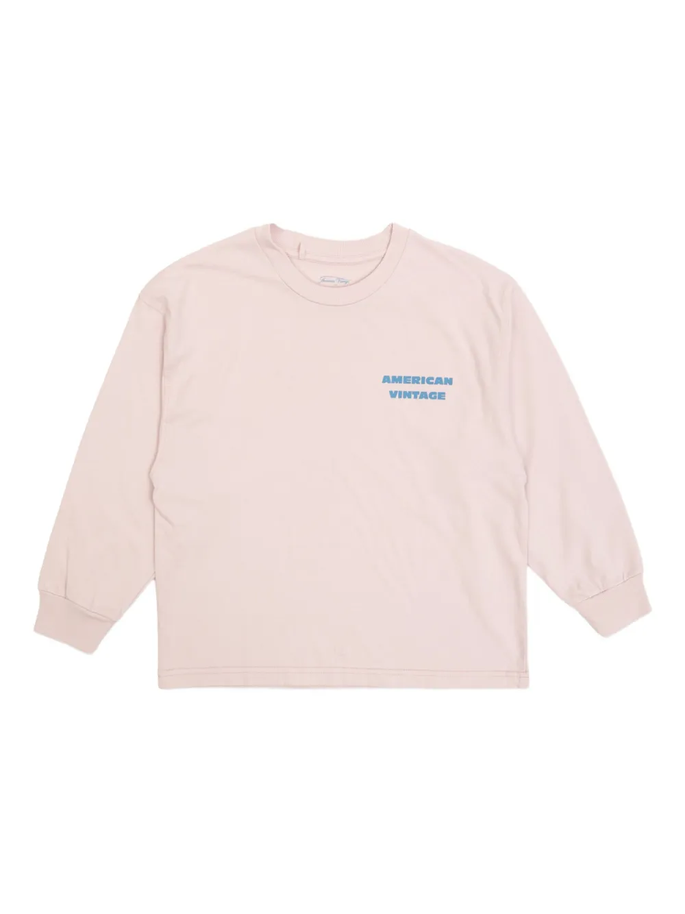 American Vintage Fizvalley Graphic-print T-shirt In Neutral