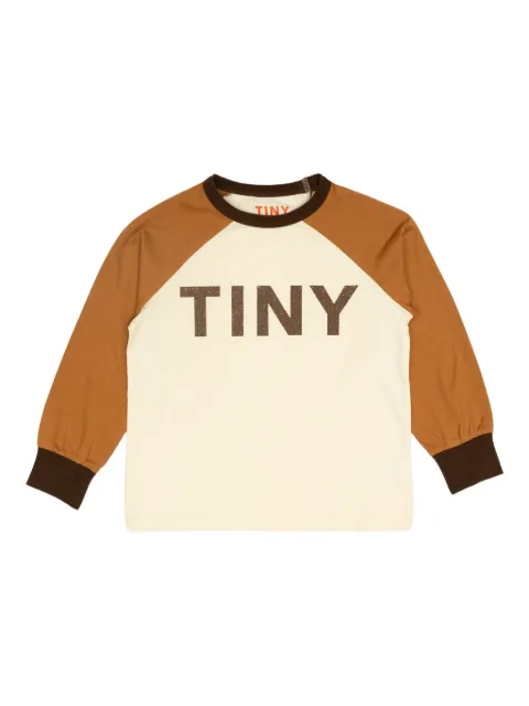 Tiny Cottons playera manga larga con logo