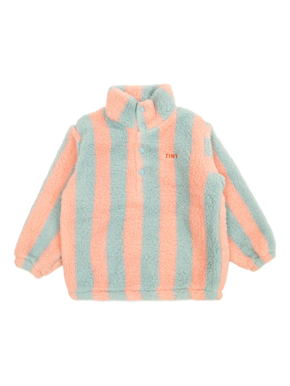 Tiny Cottons sudadera texturizada con motivo de rayas | rosado | Image 1