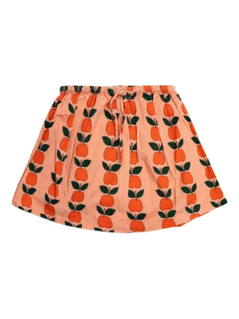 Tiny Cottons apple-print corduroy skirt