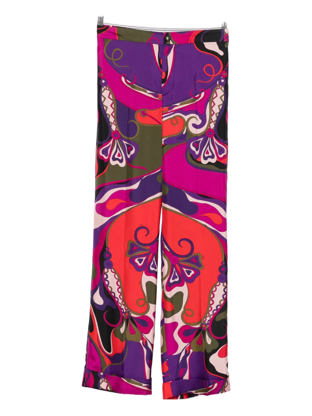 PUCCI abstract-print trousers | Purple | Image 1