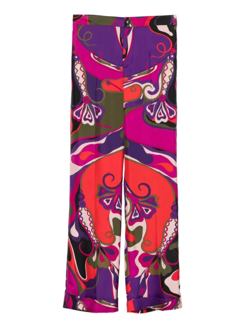 PUCCI abstract-print trousers | Purple | Image 1