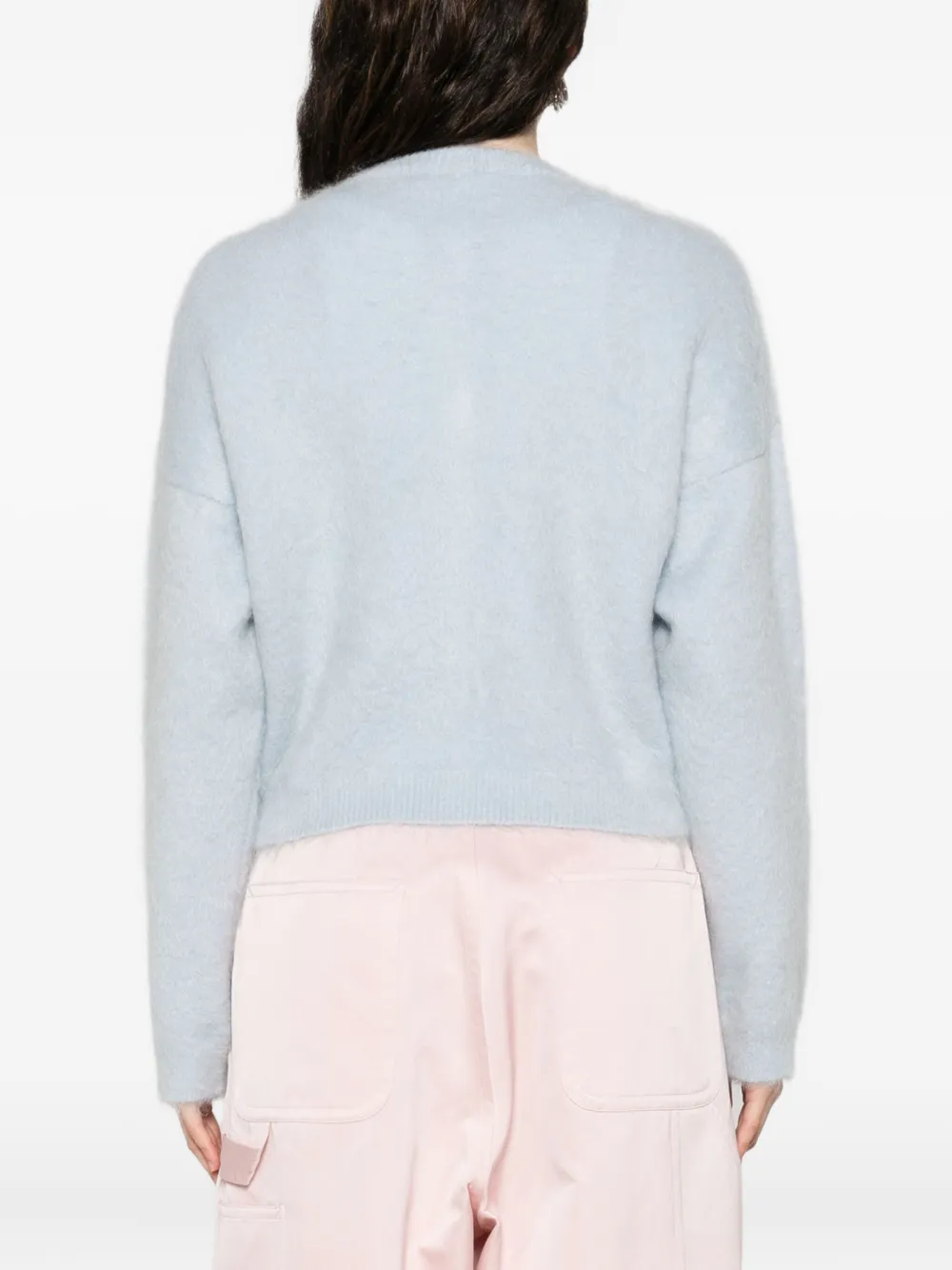 N°21 Embellished Pocket Cardigan In Blue