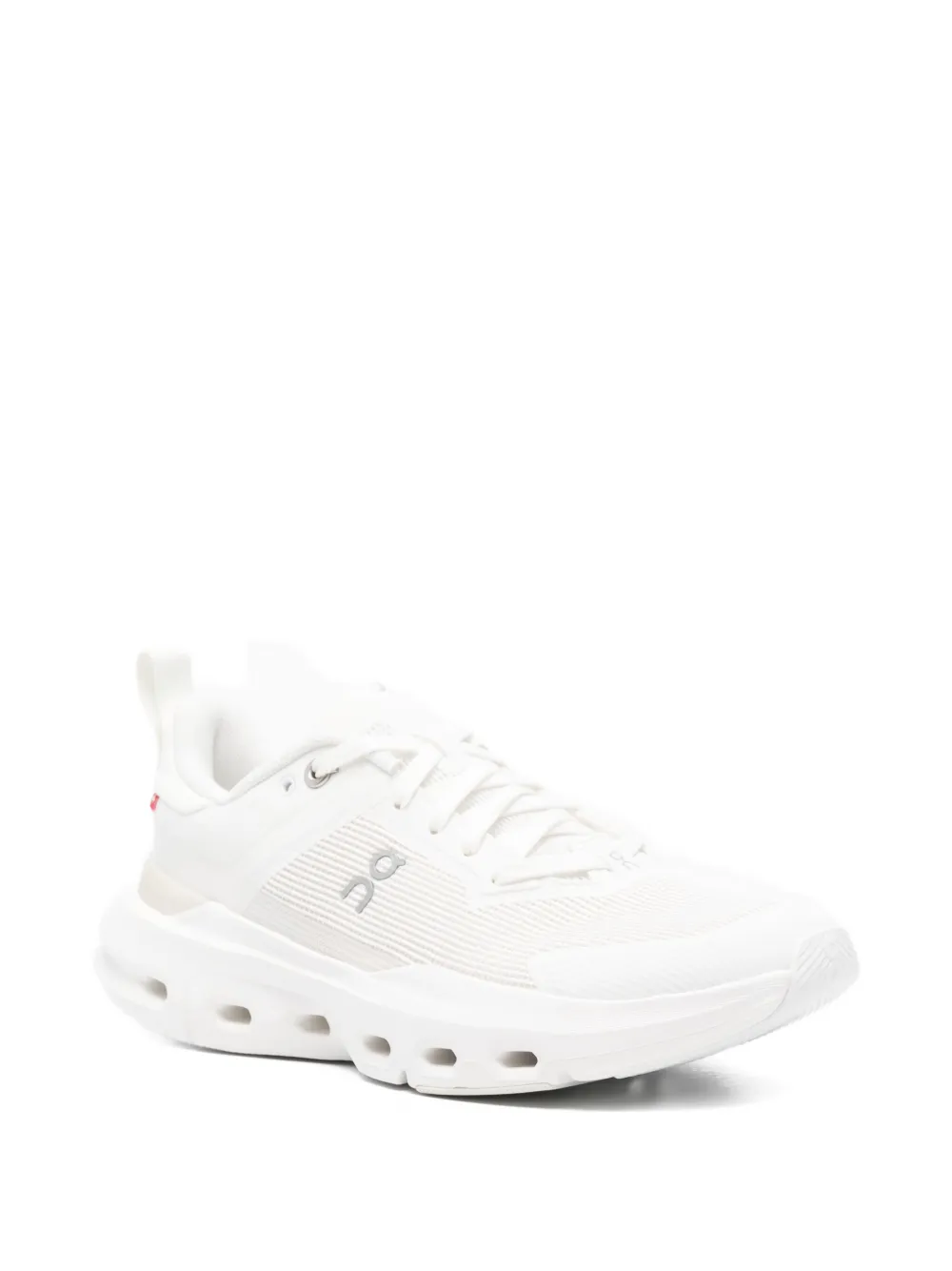 On Running logo-detail sneakers - Wit