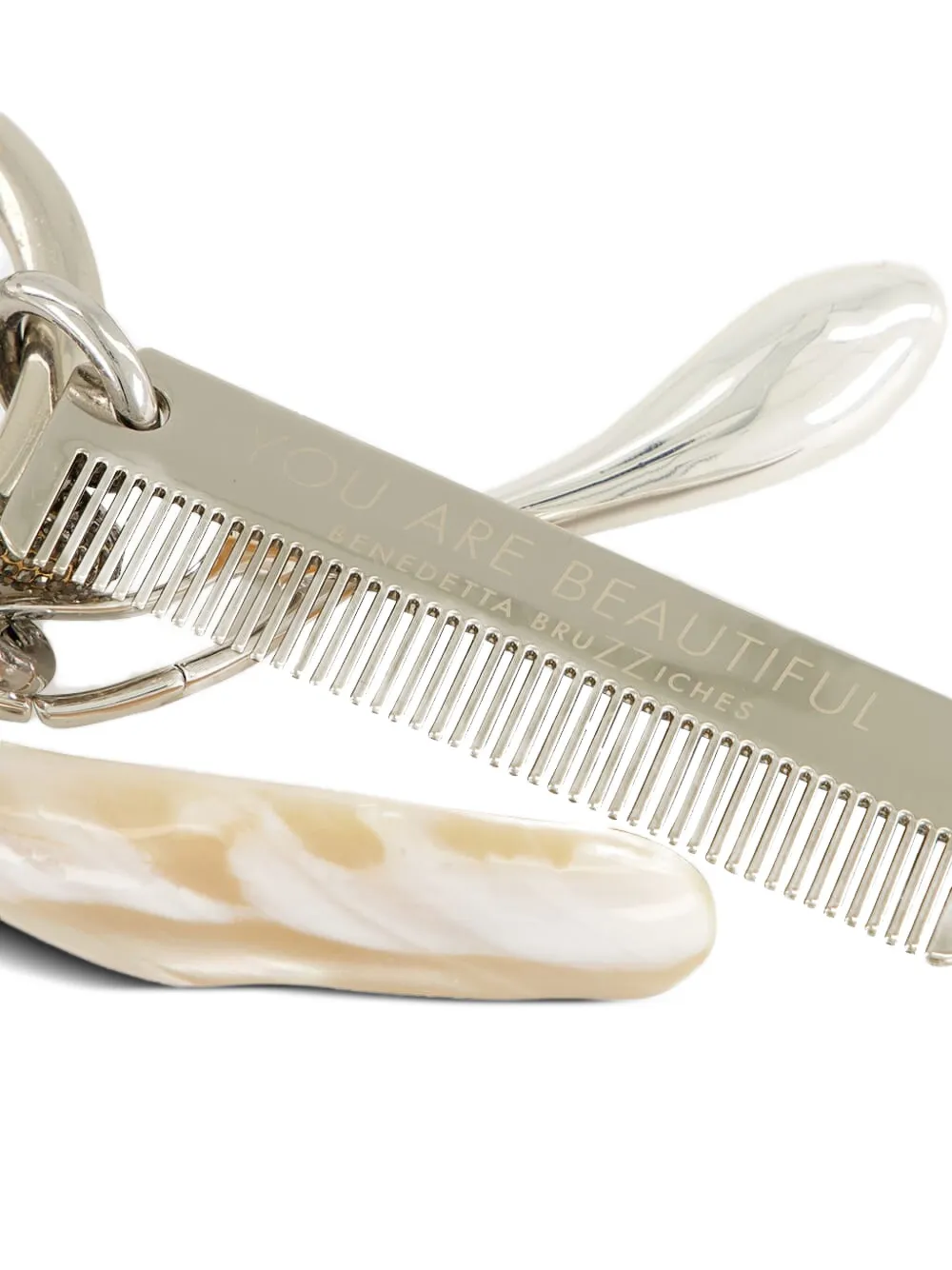 Benedetta Bruzziches Chatelaine charm-detail keyring | Image 2