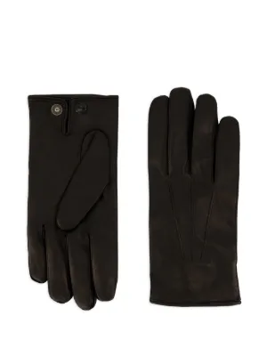 Rick Owens レザーグローブ | ブラック | FARFETCH JP