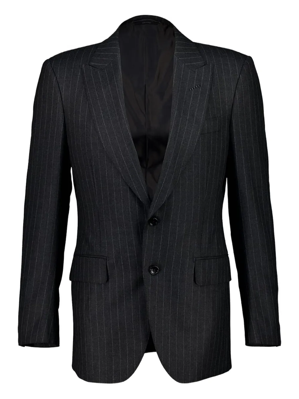 TOM FORD pinstripe single-breasted blazer | Grey | Image 1