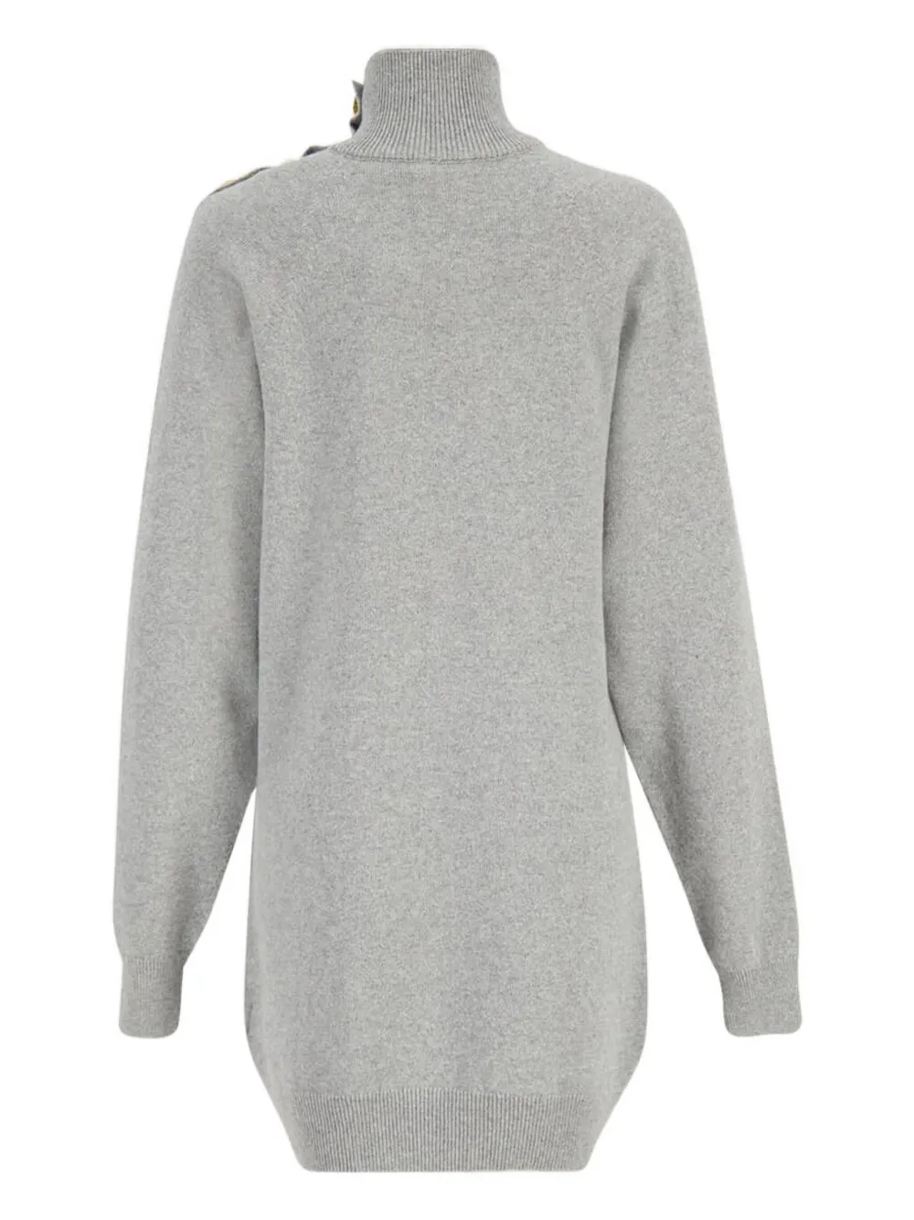 Balenciaga Mini-jurk met vleermuisknoop - Grijs