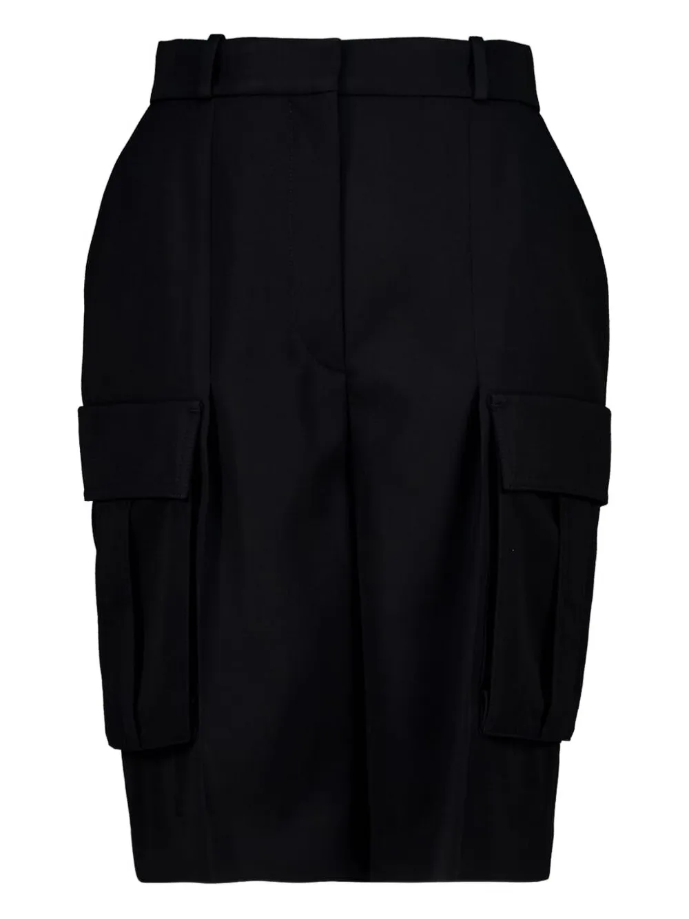 Balenciaga Two-pocket Shorts In Black