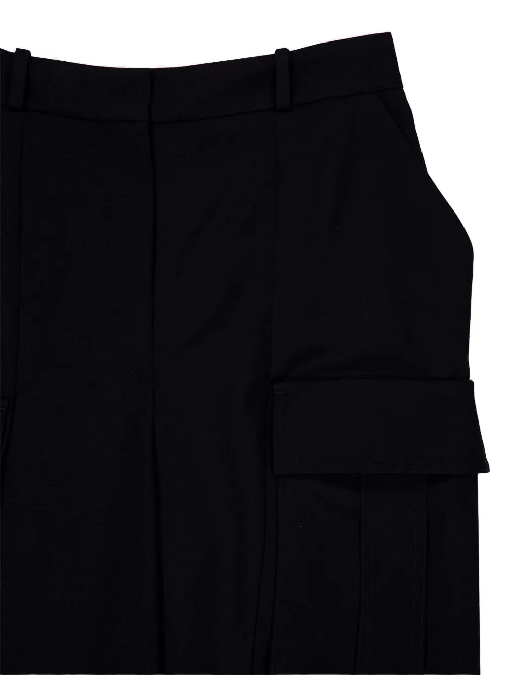 Balenciaga Two-pocket Shorts In Black