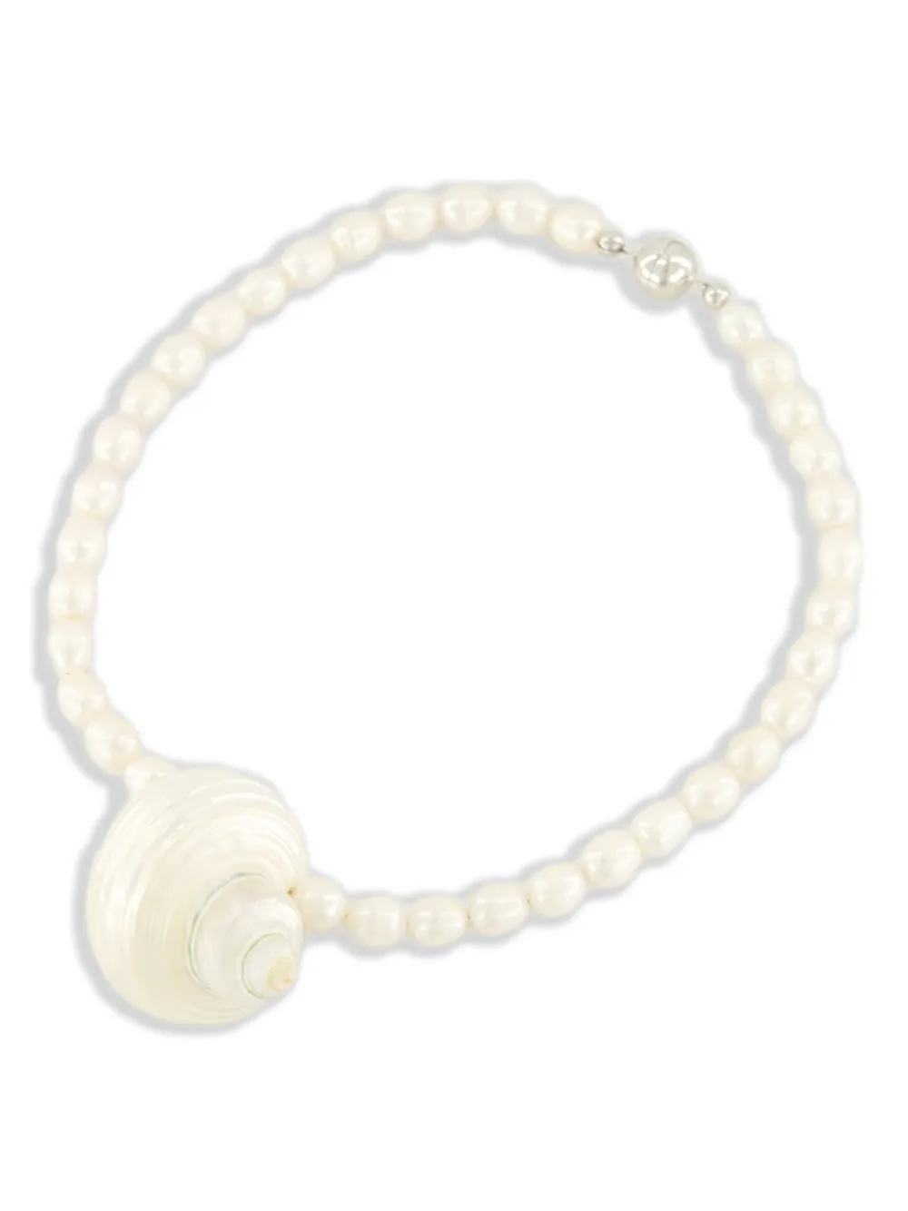 JULIETTA collar de perlas con dije de concha de mar | Image 2