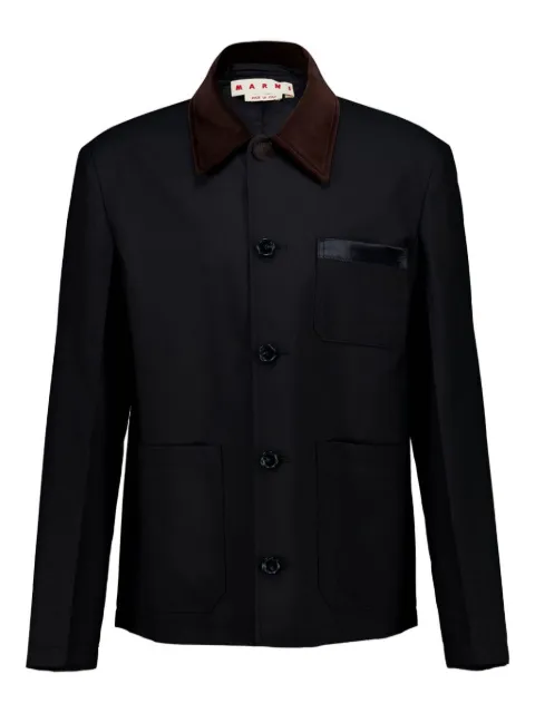 Marni pocket collar jacket