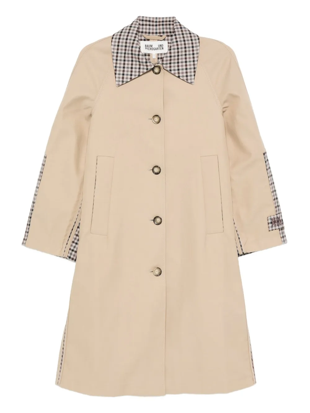 Baum Und Pferdgarten Donnie check-collar Coat | Brown | FARFETCH