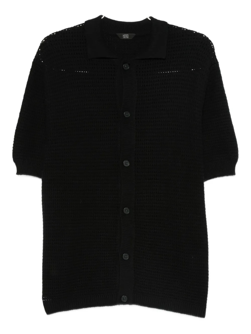 Hosio short-sleeve cardigan | Black | Image 1