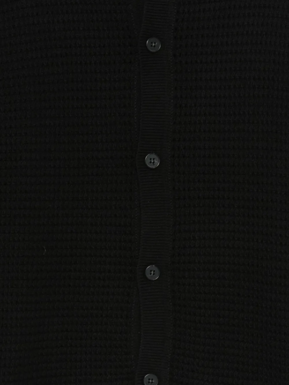  Hosio Short-sleeve Cardigan - Black 