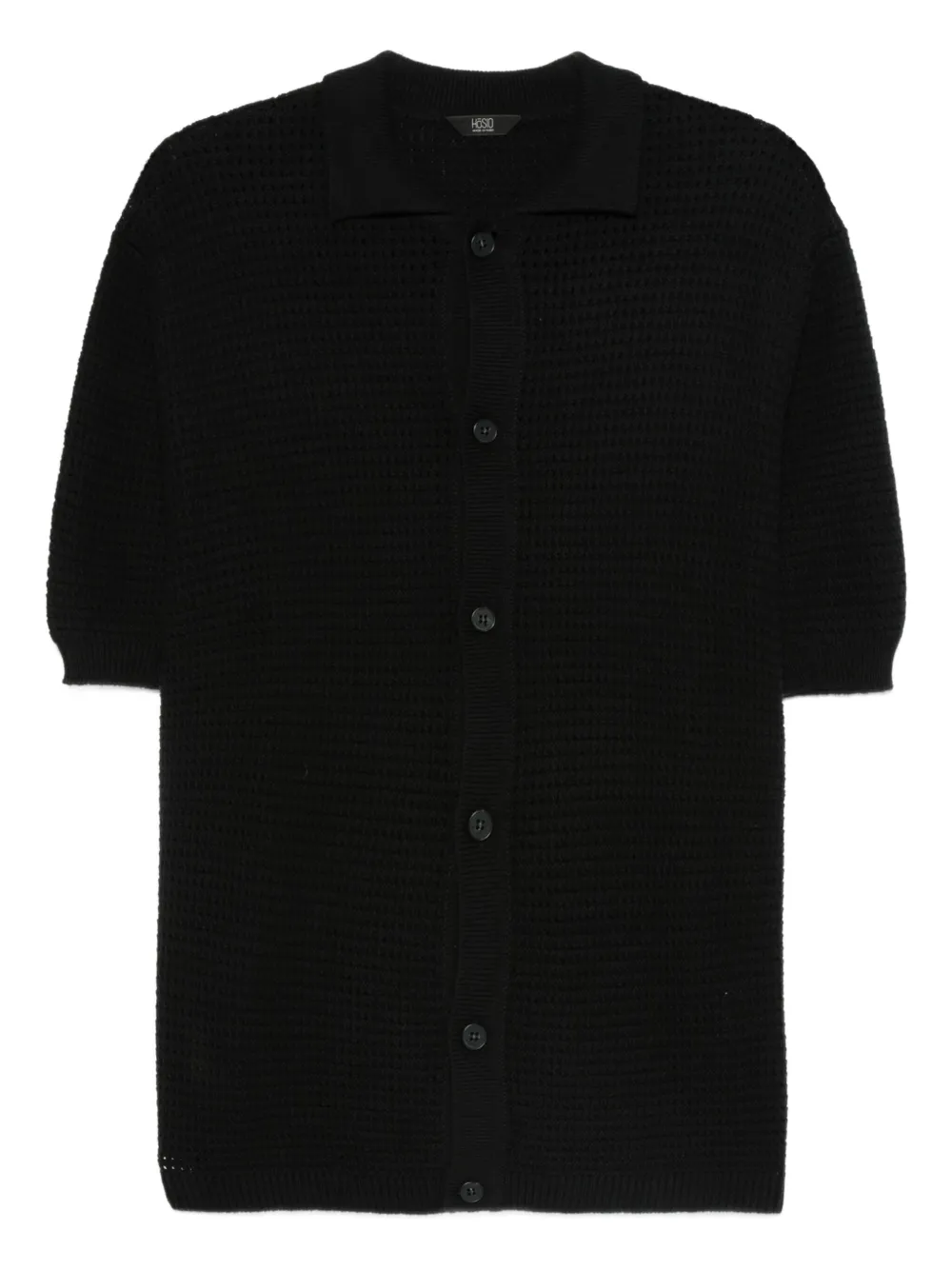 Hosio short-sleeve cardigan | Black | Image 1