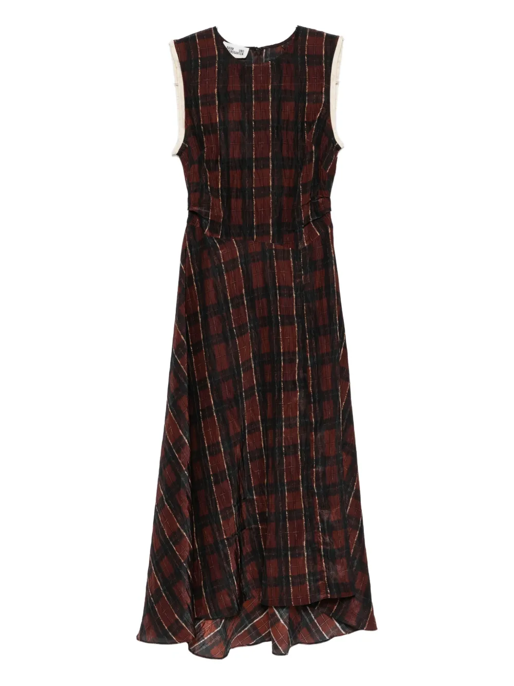 Baum Und Pferdgarten Atina checked dress | Red | Image 1