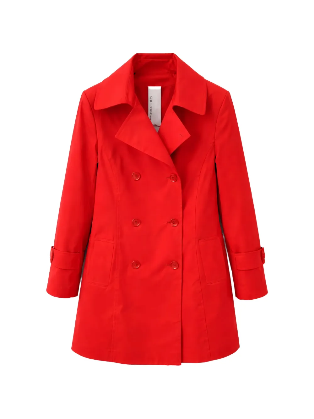 CHIARULLI Serena double-breasted coat - Red