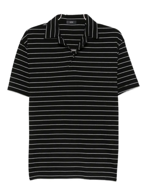 Hosio striped polo shirt