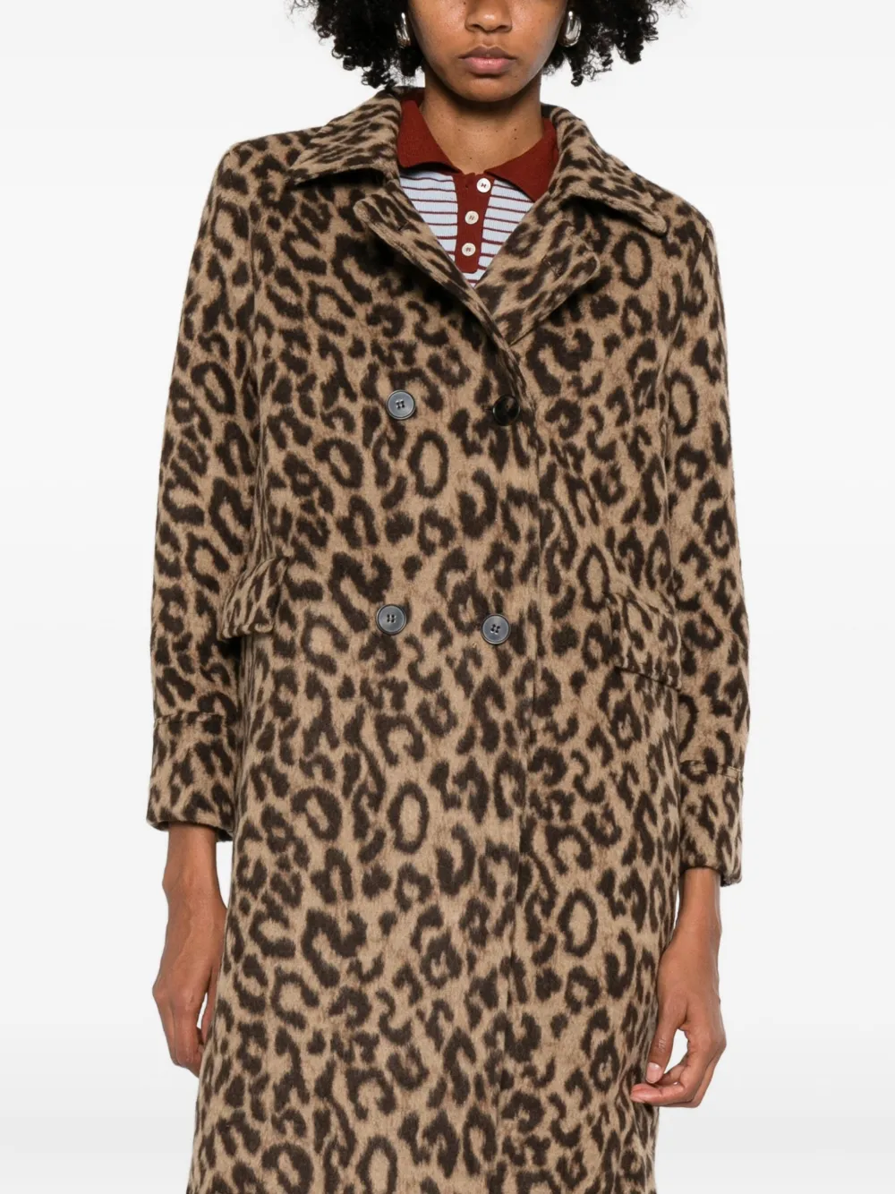 Baum Und Pferdgarten Dixie Mantel Mit Leoparden-print In Brown