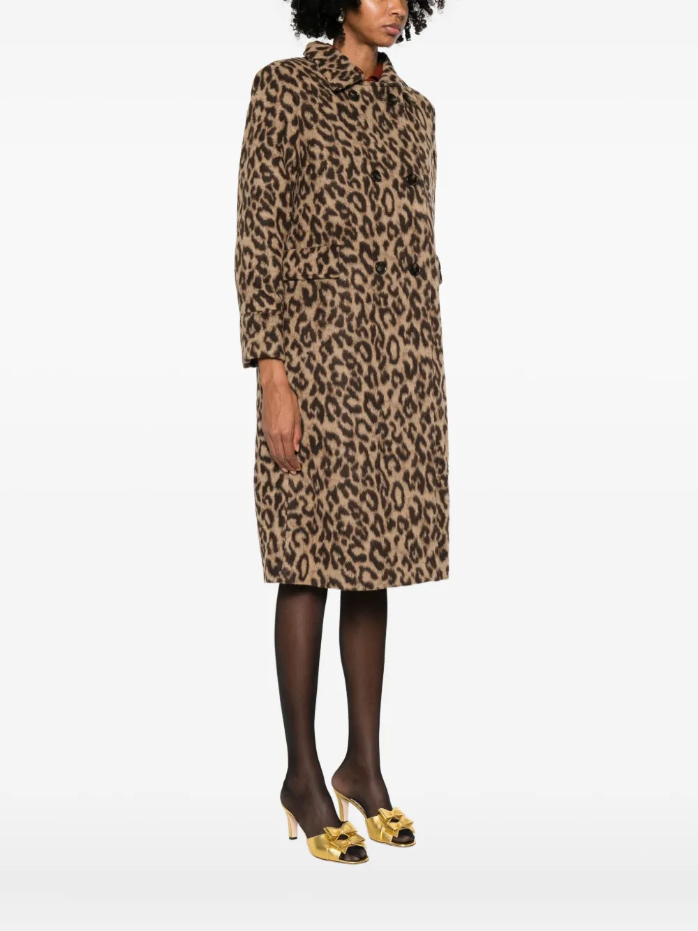 Baum Und Pferdgarten Dixie Mantel Mit Leoparden-print In Brown