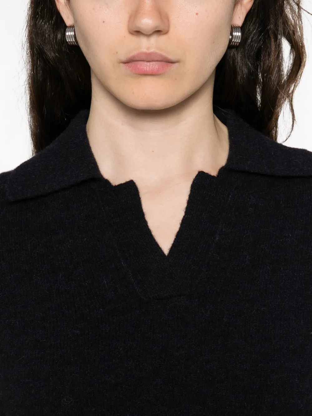 Susanne Bommer Short-sleeve Knitted Top In Blue