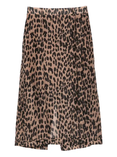 Baum Und Pferdgarten Shevin leopard-print skirt