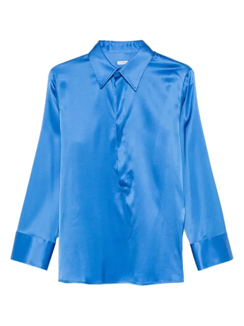 Covert point-collar blouse 