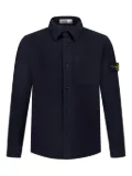 Stone Island Junior patch-pocket button-down shirt - Blue