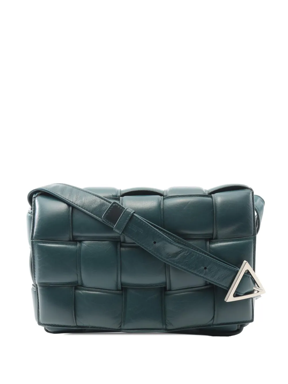 Bottega Veneta Pre-Owned 2012-2025 Nappa Intrecciato Padded Cassette crossbody bag | Green | Image 1