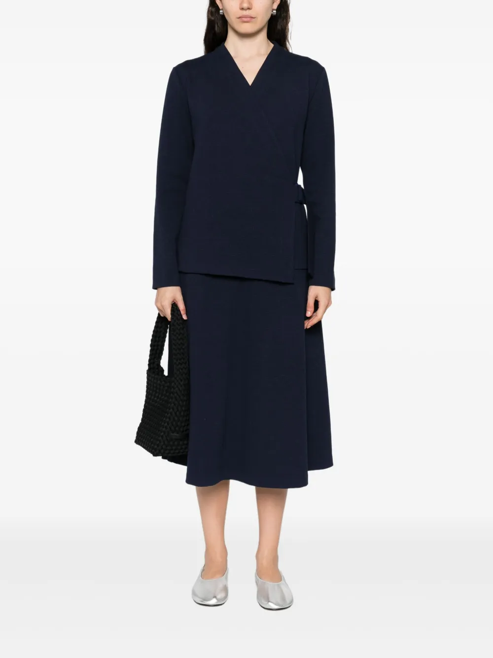 Niu belted wrap-front jacket | Fitted Jackets | Image 2