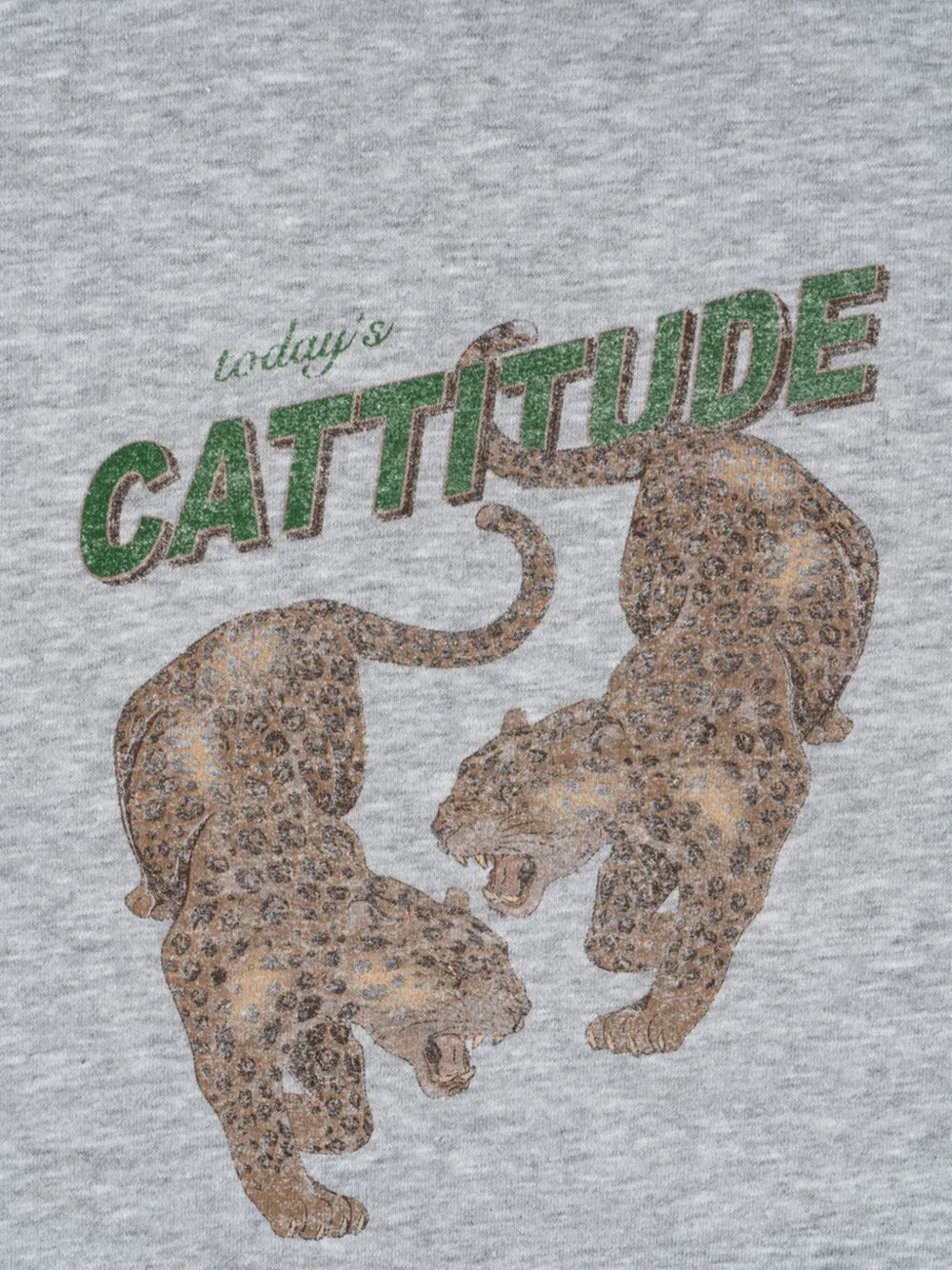 Konges Sløjd Cattitude Sweatshirt In Gray