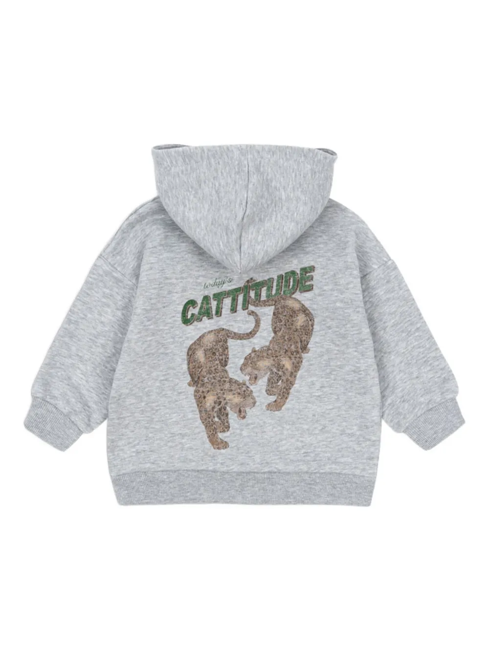 Konges Sløjd Cattitude Sweatshirt In Gray