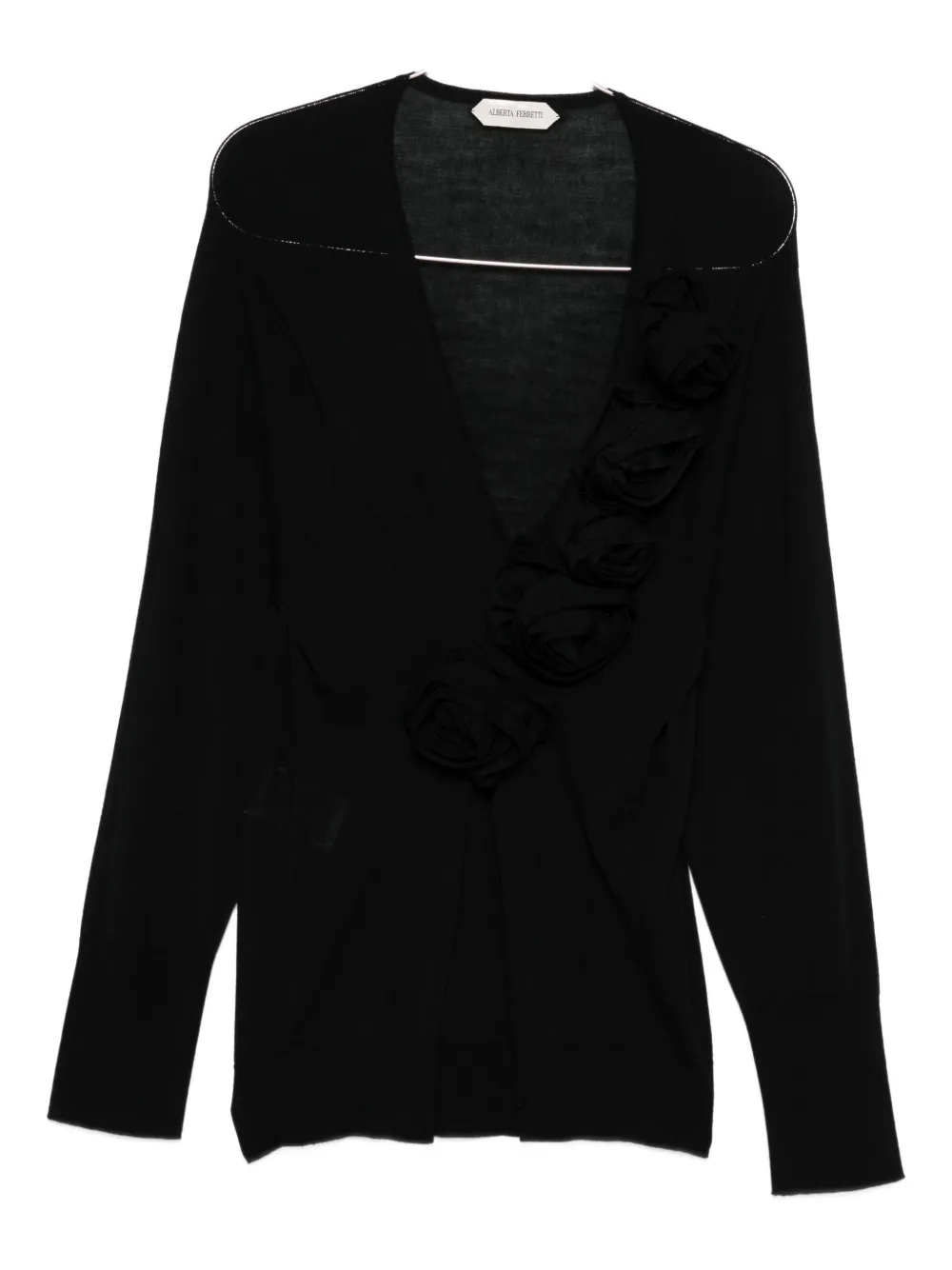 Alberta Ferretti Sweaters Black In Black