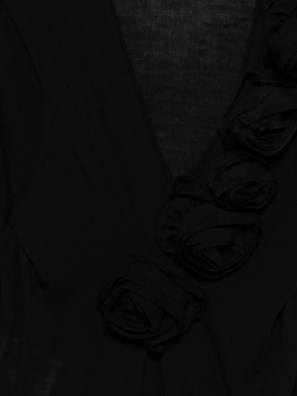 Alberta Ferretti Sweaters Black In Black